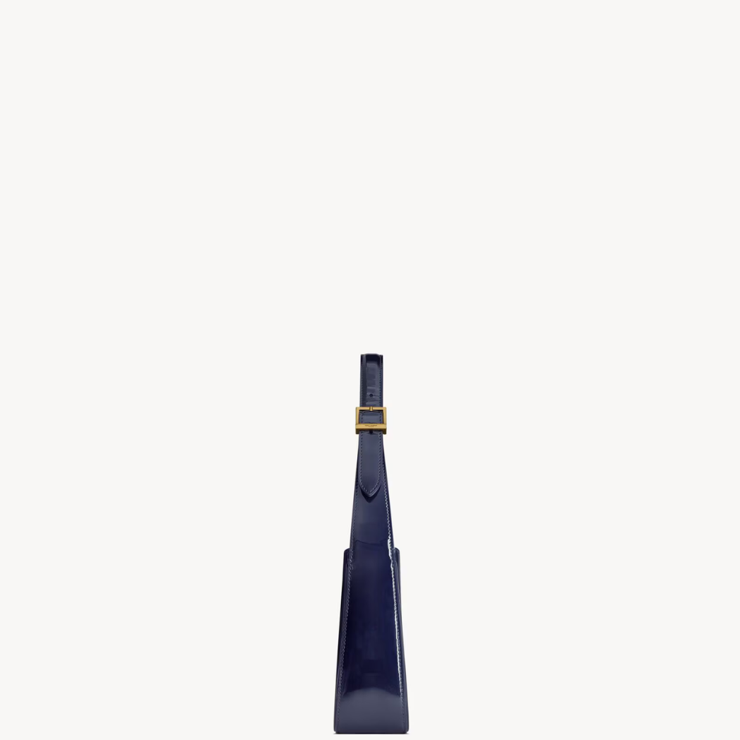 Le 5 À 7 Hobo Bag en Cuir Verni - Midnight Blue