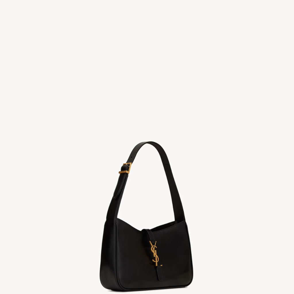 YSL - Le 5 À 7 Hobo Bag en Cuir Noir Lisse