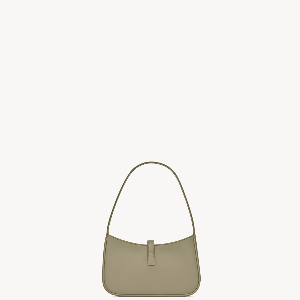 YSL - Le 5 À 7 Hobo Bag en Cuir Lisse - Strong Moss
