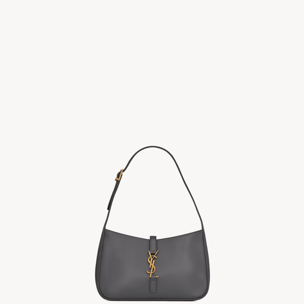YSL - Le 5 À 7 Hobo Bag en Cuir Lisse - Storm