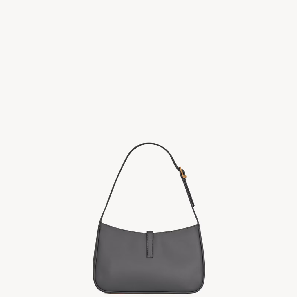 YSL - Le 5 À 7 Hobo Bag en Cuir Lisse - Storm