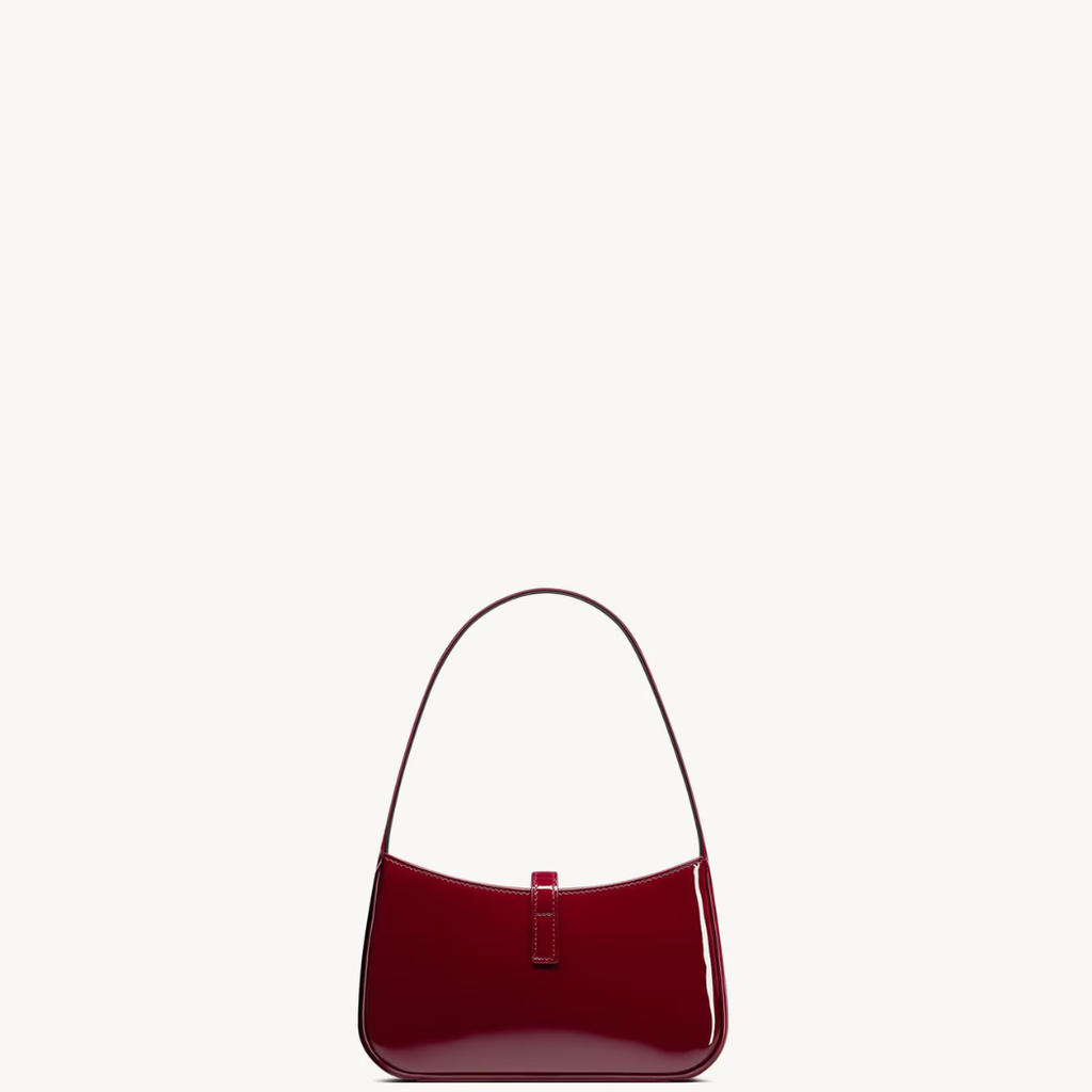 Le 5 À 7 Hobo Bag Mini en Cuir Verni - Grenade